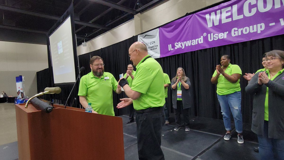ILSkycon's tweet photo. Thanks @tsteelemanteno5 for 16 years of service on the IL Skyward Steering Committee! #ILSkyCon2022 https://t.co/cnvjPs5mqB