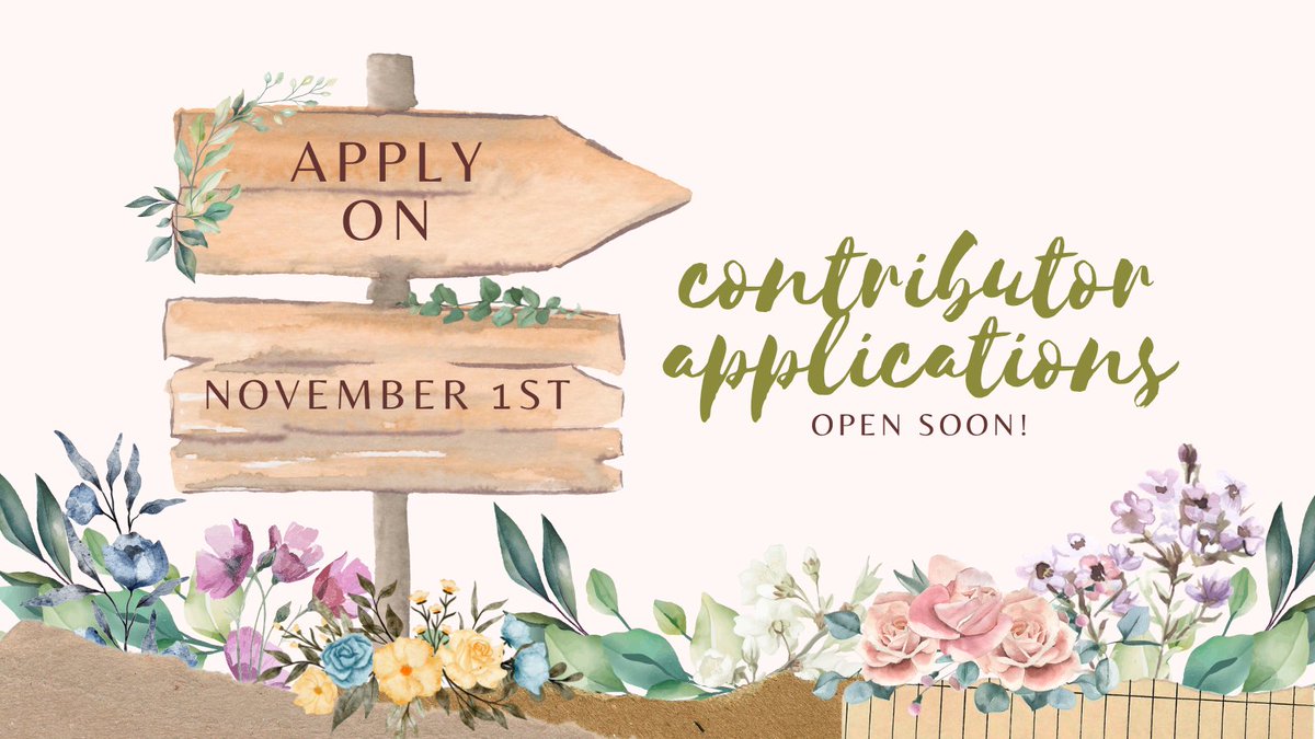 twiyorzine's tweet photo. It’s time for the flowers to start blooming!!!
Get your creativity flowing, because Contributor Applications open on November 1st 💐

We’re excited to see what you all submit!

#SPY_FAMILY #twiyor #buddinglove https://t.co/QQWbFmvFlR