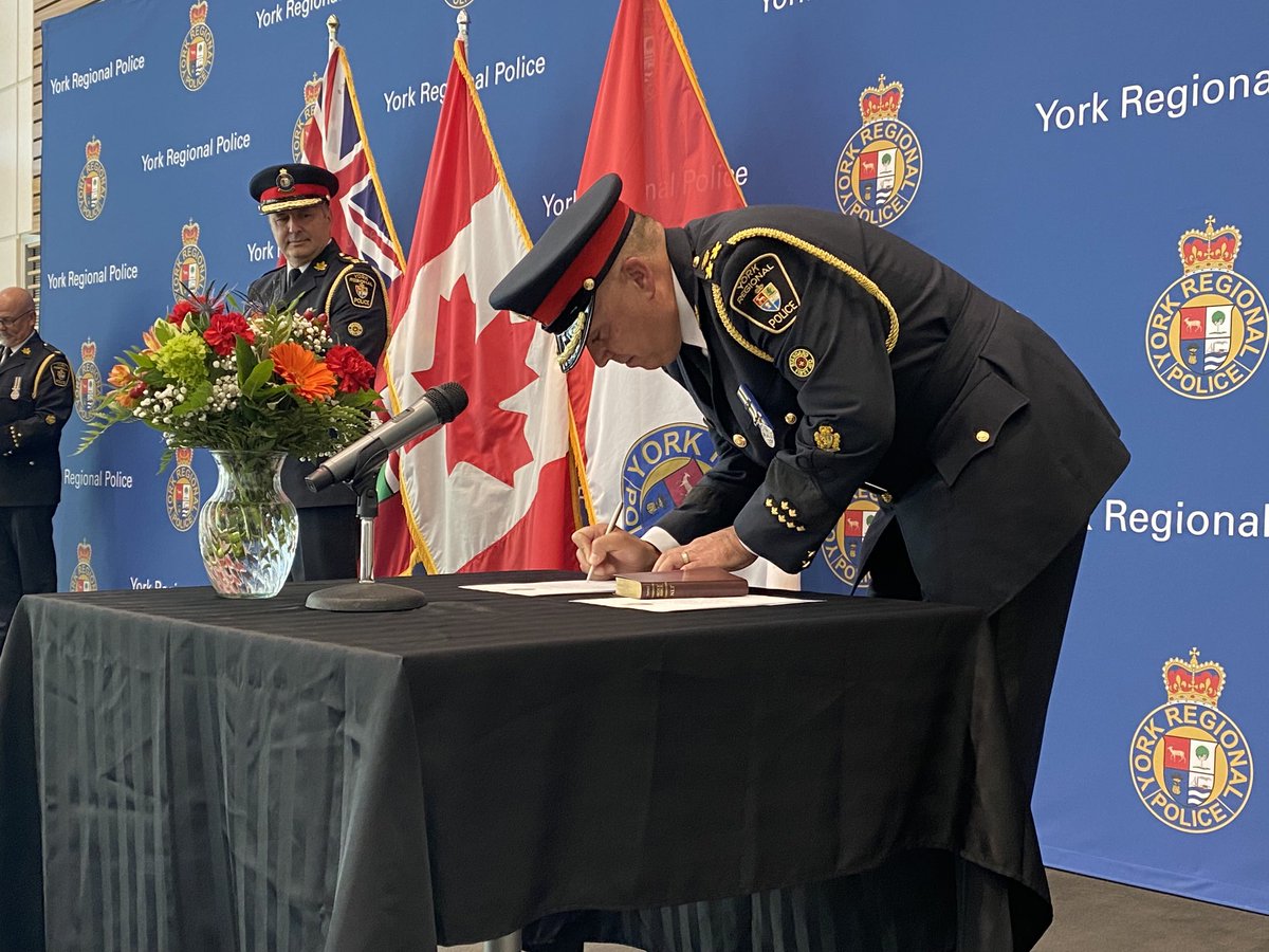 YRP's tweet photo. It’s official! Congratulations to our new Deputy Chief Alvaro Almeida. Deputy Almeida brings a wealth of experience to the role after 34 years in policing. He is a passionate leader whose commitment to excellence, our people and the community will help guide YRP into the future. https://t.co/bIM7n87PmZ