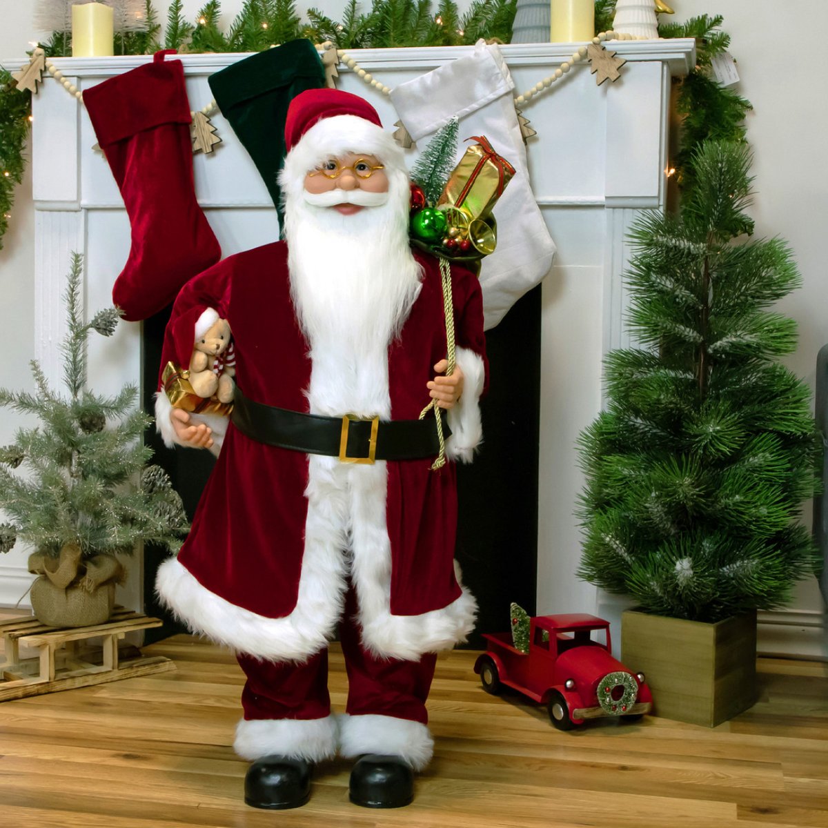 ChristmasCenter's tweet photo. Big Santas small Santas, lighted Santas, and more. Just how many Santas are too many Santas? Asking for a friend. #christmascollectibles #santaclaus https://t.co/5mWHTmtrdF https://t.co/ODcxHIKb3K