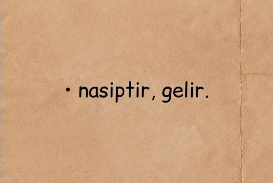 arga_emine's tweet photo. Nasiptir, gelir.. https://t.co/O4eHN6bxrB