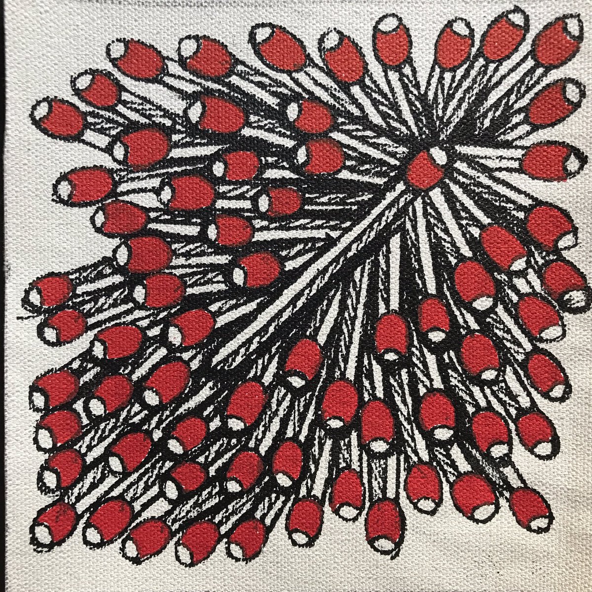 Another 6x6 inch drawing on canvas that’s part of the Ahhhh Matchsticks series.

For more visit walkoffhot.com

#matchsticks #denver #denverartist #illustration #drawingoftheday #draweveryday