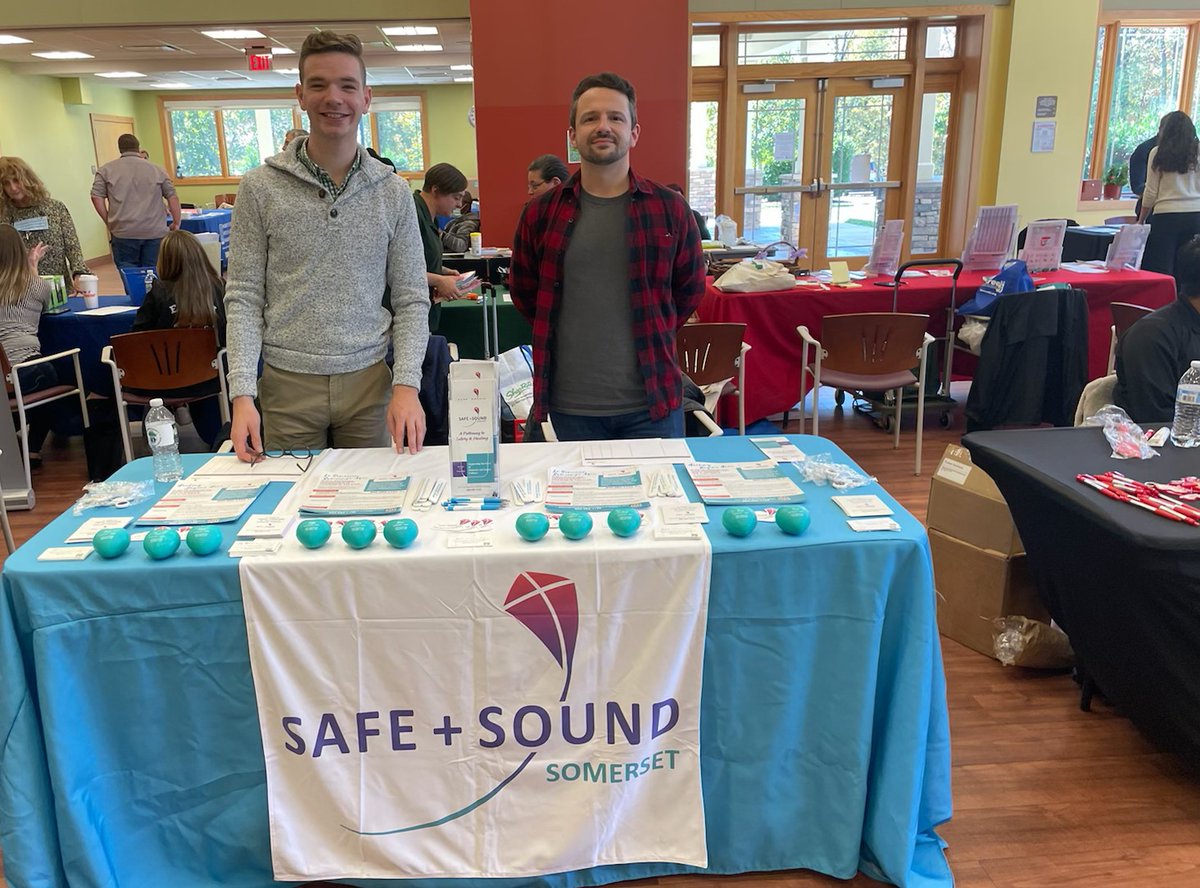 SafeSoundNJ's tweet image. Thanks, Drew and Mustafa, for "repping" us at the 2022 Somerset County DisAbility Services Expo "Opening doors and dialogue . . . so that all are welcome in the Somerset Co community." #Volunteer #Outreach #Inclusion #WeBelieveSurvivors #SafeSoundSomersrt #SomersetCountyNJ