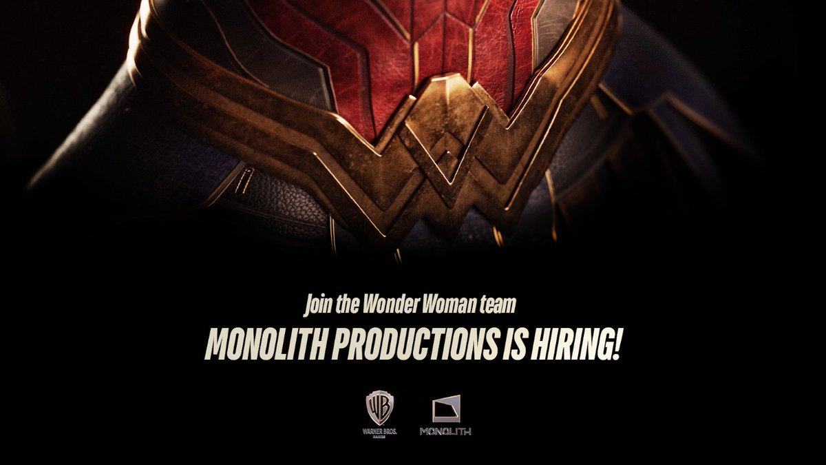 Join the Wonder Woman team! Explore these opportunities and many more at: careers.wbd.com/monolith-jobs?…

Lead Artist, Facial Animation (Cinematics) (Hybrid)
Senior Artist, Materials
Advanced Artist, Characters (Remote)
Software Engineer, Engine
Advanced Software Engineer, AI