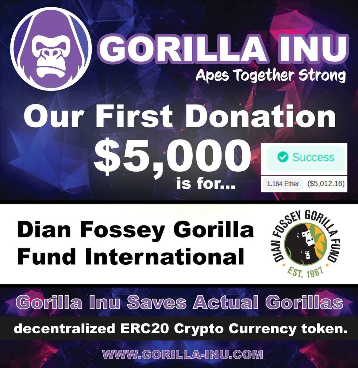 #harambe #neverforget #apesnotleaving #amc #gme #gorilla_inu