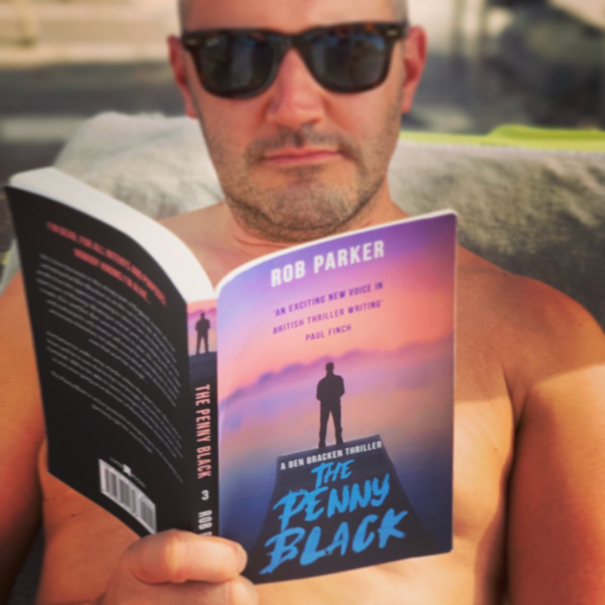 BigRedTrousers's tweet photo. This weeks holiday poolside reading material is the third in the thrilling Ben Bracken series ‘The Penny Black’ by @robparkerauthor
Can I finish it before I get home?!
#holidaybooks #poolsidereading #bookstagram #instabook #thrillerbooks https://t.co/NeAnvF1d4v