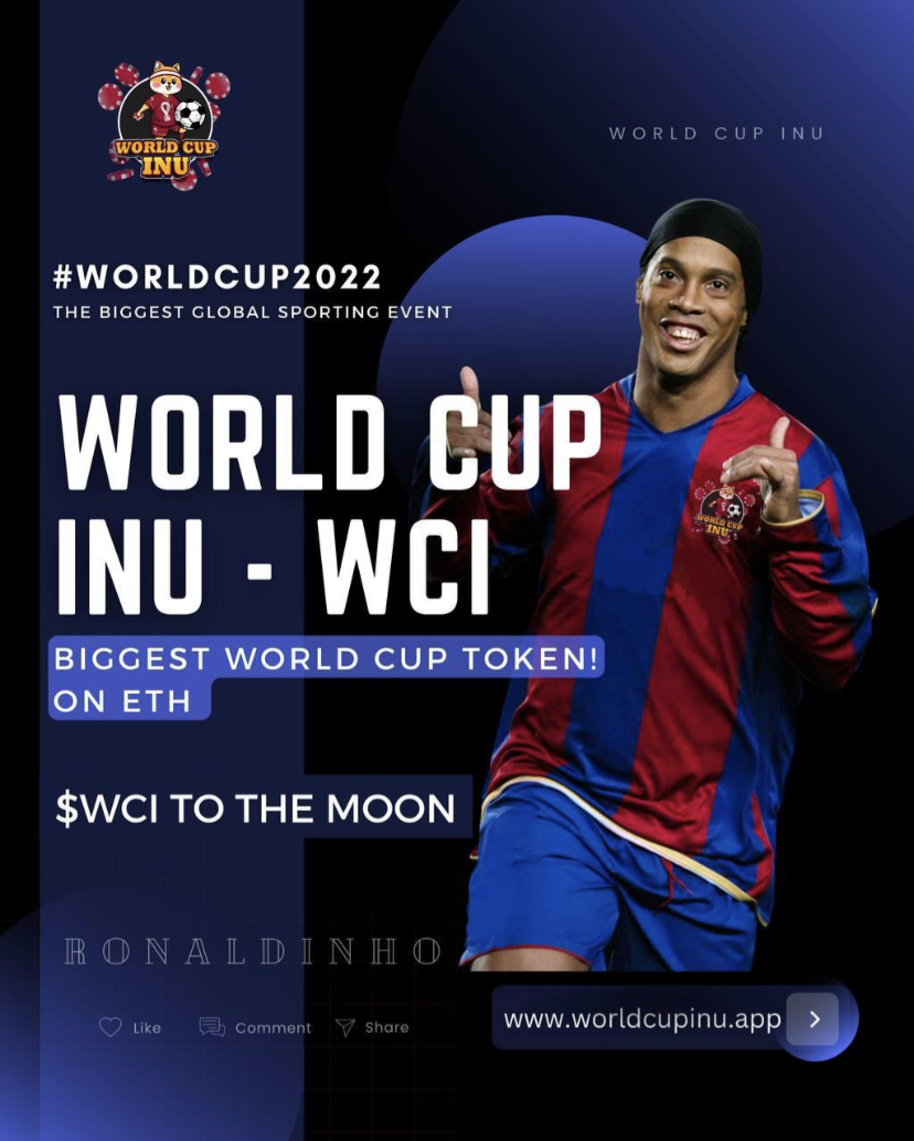 TweakRealm's tweet photo. @SharksCoins $WCI #WCI #worldcupinu #worldcupinutoken #wcixronaldinho #WorldCup
@wcierc20 https://t.co/uajft1D4zZ