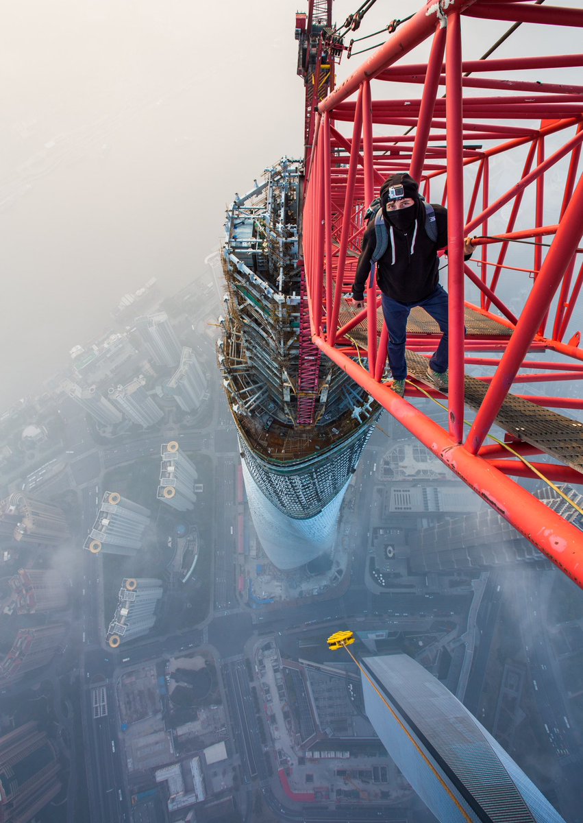 Raskalov's tweet photo. Shanghai Tower - this is my genesis piece on @SuperRare. Still available, open for bids. https://t.co/wLk4huSQkO