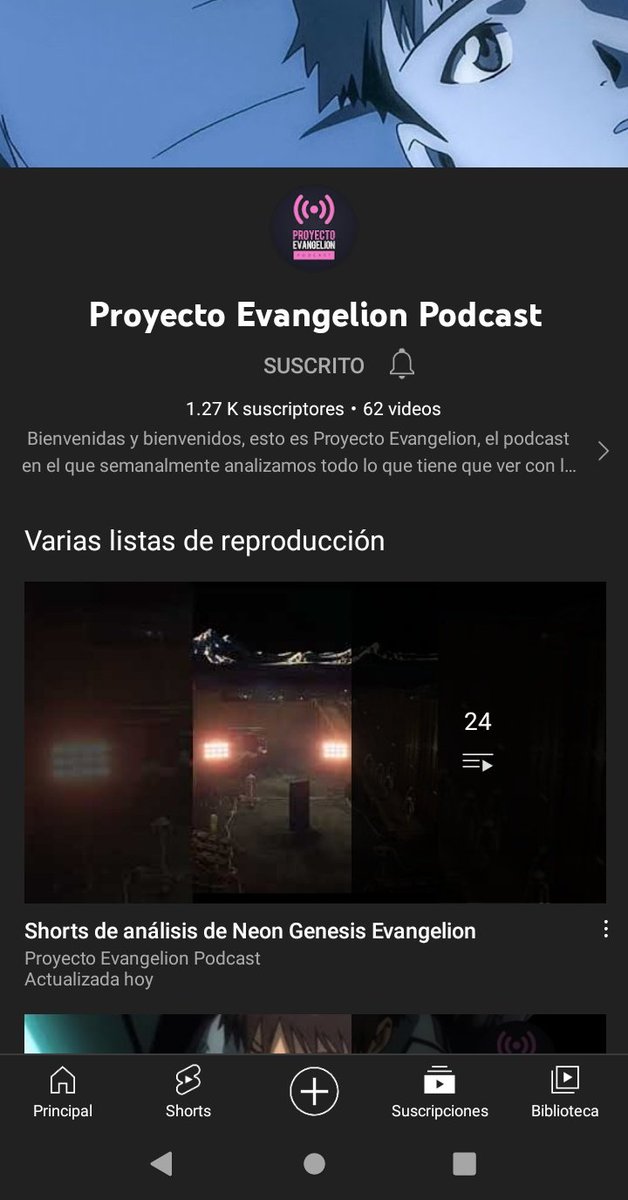 ¿Quedaron con ganas de más evangelion? Así me quedé yo cuando termine la serie y las películas, pero gracias a mis amigos de Proyecto Evangelion Podcast <a href="/proyevapodcast/">Proyecto Evangelion - Podcast</a>
Puedo seguir analizando cada capítulo del anime gracias a ellos, Denles mucho amor y cariño, se lo merecen ❤️