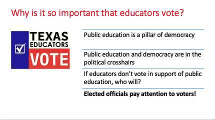 Educator Voting Day is this Thur, Oct 27. Why is it so important for educators to vote?
