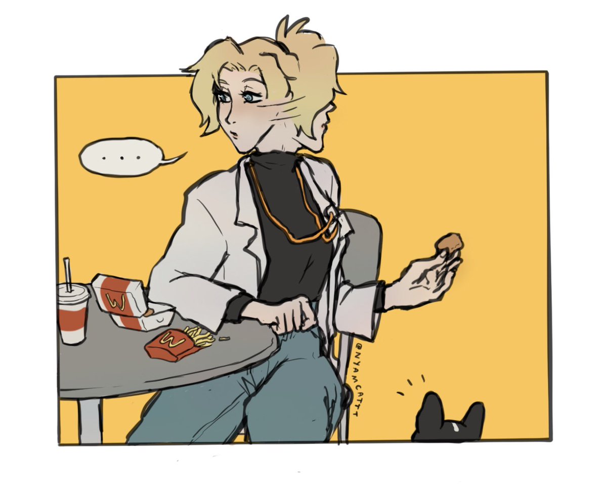 i love that there's a voiceline about how mercy fed sojourn's dog random things on overwatch base 