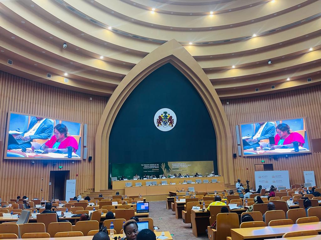 ISHR’s <a href="/StephanieWamba/">Wamba Stéphanie Nadine</a> addresses the <a href="/achpr_cadhp/">African Commission on Human and Peoples' Rights</a>, expressing concern over a trend towards the shirking of civic space in Africa, despite the efforts of some countries to enable and support the work of civil society organisations and defenders.
 
#ACHPR73