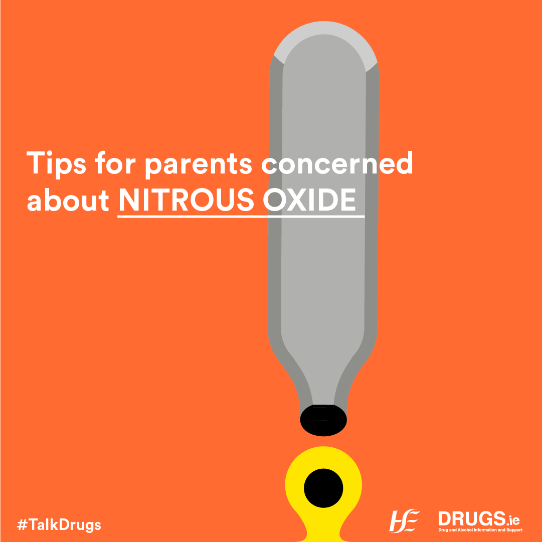 12ldatf's tweet image. WHAT IS NITROUS OXIDE?
It is a gas that when inhaled causes quick ‘rush’ 
FOR MORE INFORMATION contact the HSE Helpline on 1800 459 459 Monday – Friday 9:30 am – 5:30 pm or by email on helpline@hse.ie DRUGS.IE
