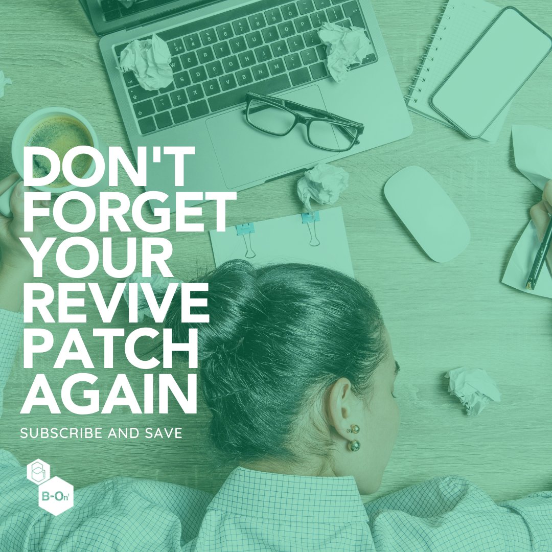 Don't do it to yourself. Make sure you've always got a REVIVE Vitamin Patch on to give you the best start to the day.

Subscribe &amp; Save 10% on every order 🙌
✅ Free Cancelation Anytime
✅ Free Shipping (UK)
✅ You Choose How Often
b-on-1.com
#vitaminboost #feelgreat