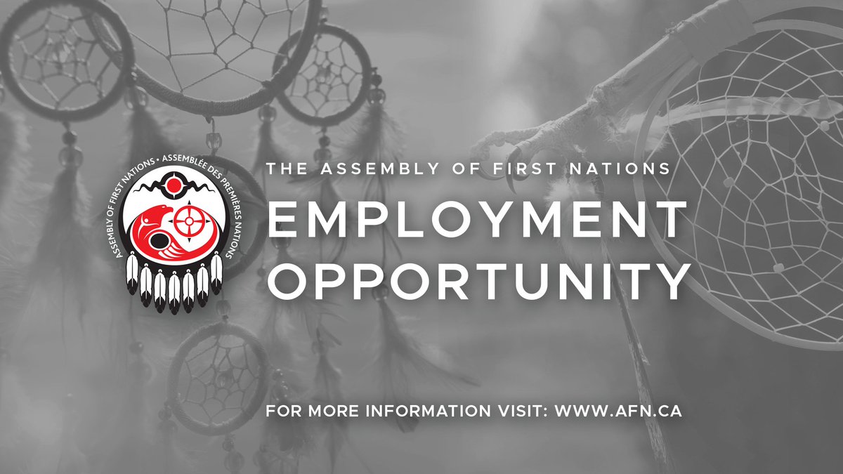 The AFN is seeking a skilled and experienced Administrative Assistant to join the Governance Sector. Interested? Apply today: ow.ly/FQ4E50L8uXz