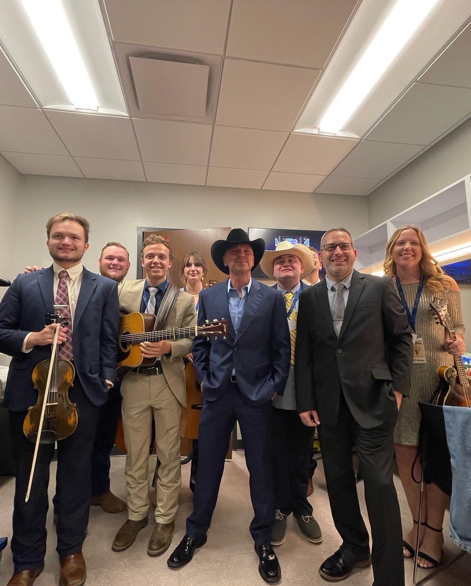 Congratulations <a href="/kennychesney/">Kenny Chesney</a> on receiving your honorary doctorate degree from <a href="/etsu/">ETSU</a> Thank you for your kindness for my son Will Gott (dx with autism &amp; intellectual delay)! Your music continues to inspire him!❤️💙🤠🙏Thank you <a href="/ETSUBluegrass/">ETSU B.L.U.E.</a> Pride Band!