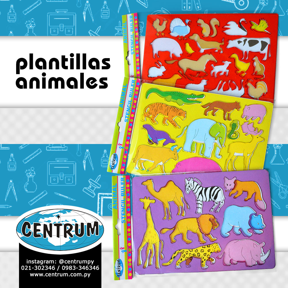centrumpy's tweet photo. Que el aprendizaje no pare!!
Estás plantillas con formas de animales son especiales para desarrollar habilidades artísticas como cognitivas y de aprendizaje.
Dale chance a la calidad alemana CENTRUM!! 👧🧒👦🎒
#school #escolar #plantillas #didactico https://t.co/z3t7dVdxhV