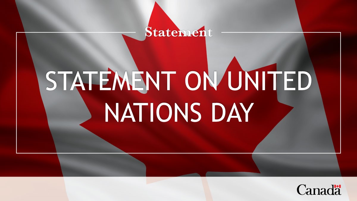 Statement on United Nations Day Read the full statement: ow.ly/GNsc50LjqYT