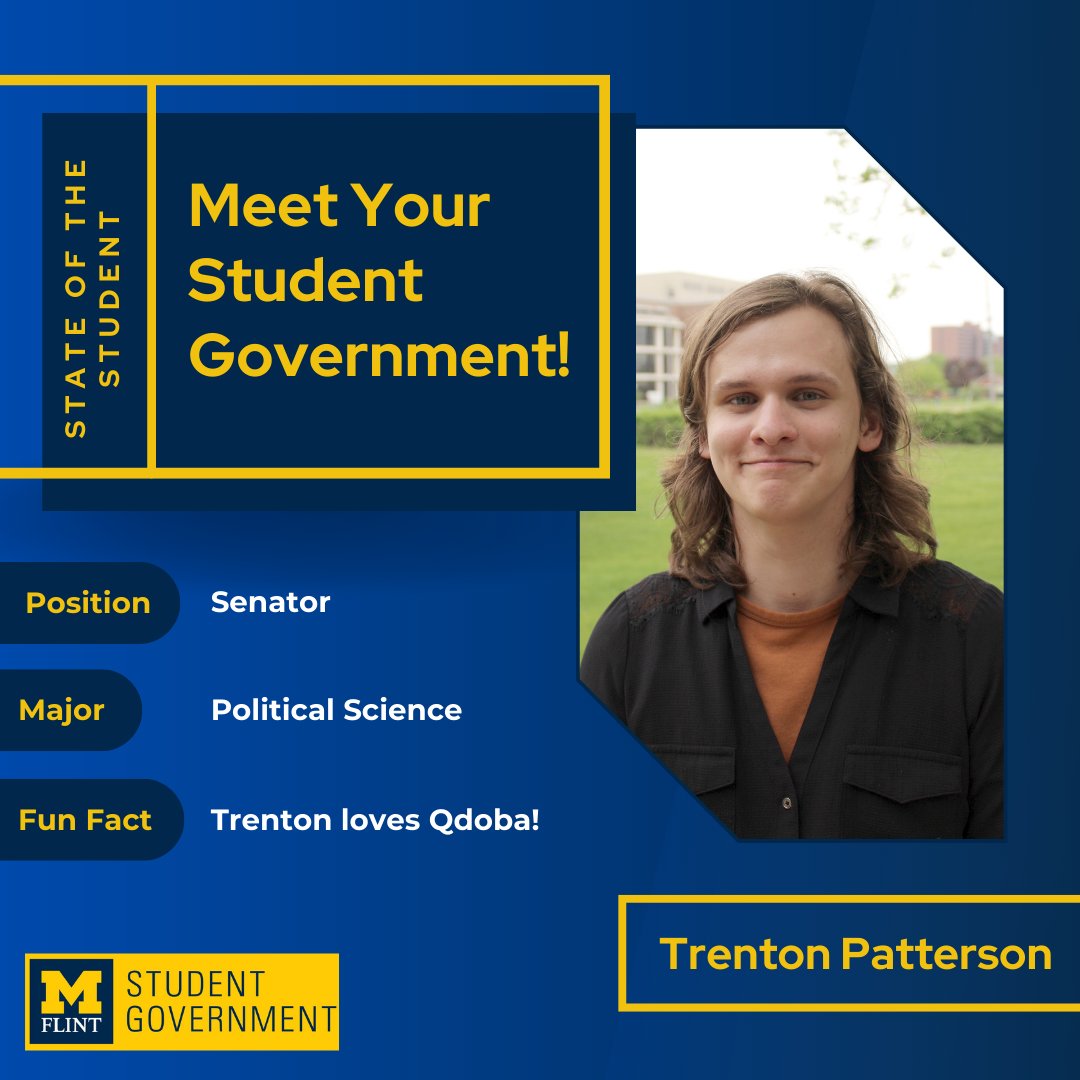 SGumflint's tweet photo. State of the Student is just a day away! RSVP via our bio, we hope to see you there! 

#umich #sgumflint #goblue #umflint https://t.co/Ivv2kXBU6W