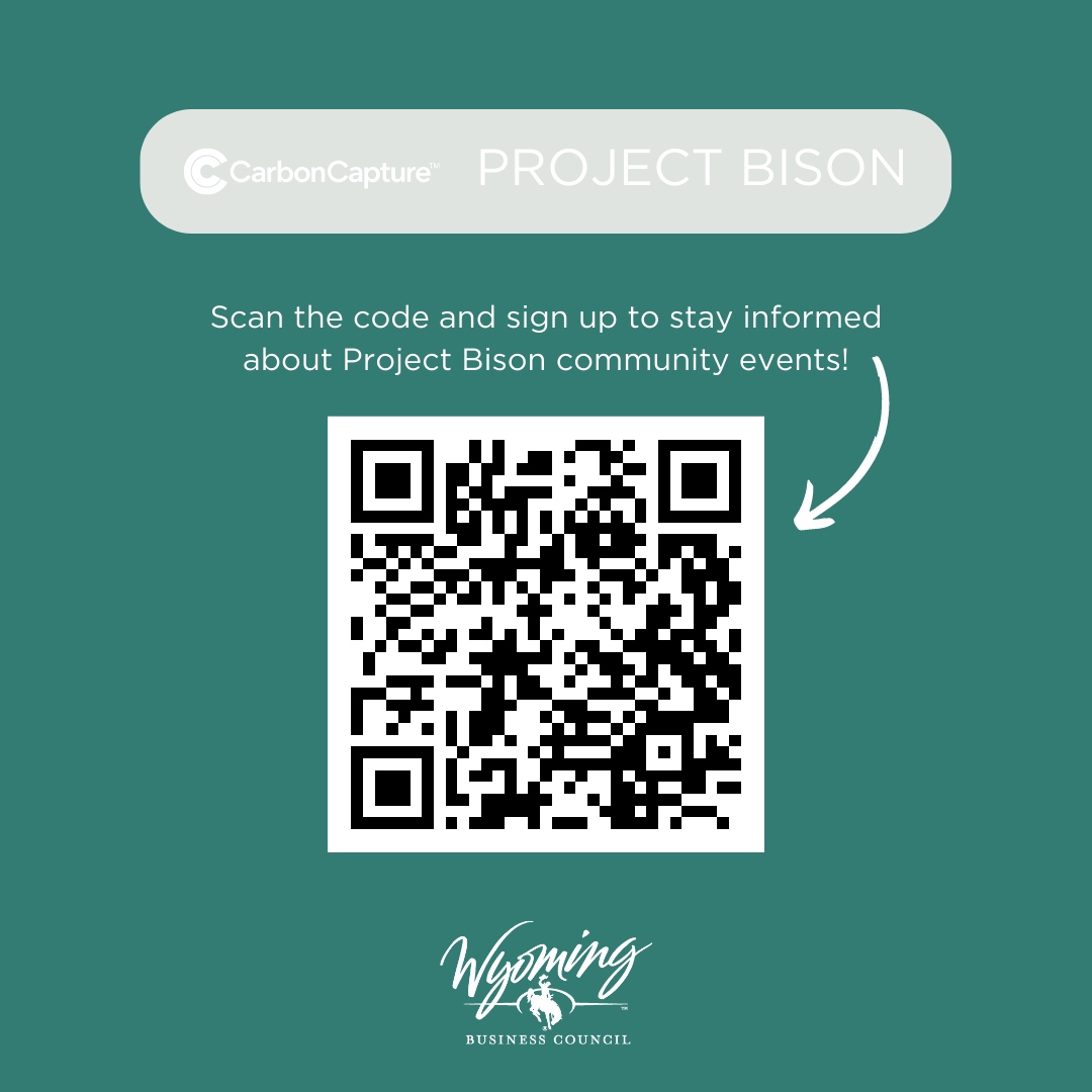 Wyo Business Council (@wyobizcouncil) on Twitter photo Tomorrow Tuesday October 15th, there will be a Project Bison meeting at 5:30. This webinar is open to Sweetwater County residents and all interested stakeholders. You can use the first QR code to register and use the last QR code to stay up to date on all things Project Bison... Tomorrow Tuesday October 15th, there will be a Project Bison meeting at 5:30. This webinar is open to Sweetwater County residents and all interested stakeholders. You can use the first QR code to register and use the last QR code to stay up to date on all things Project Bison...