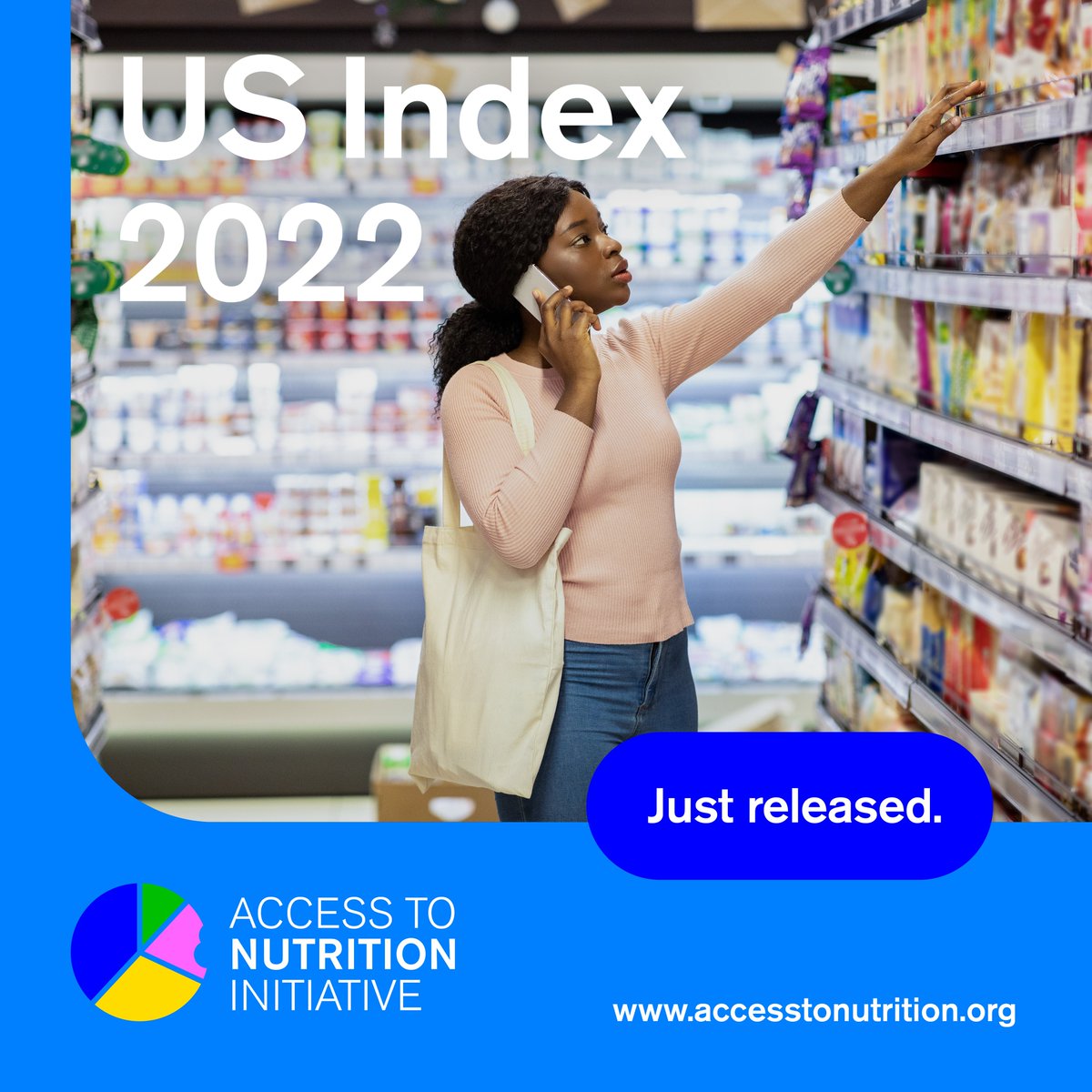 New @ATNIndex shows the 11 largest US food manufacturers are not making enough progress on their commitments make, market and sell healthy food and drinks, and urges them to prioritize strategies that address nutrition challenges. Full report: bit.ly/3T9uT46 #ATNIUSIndex