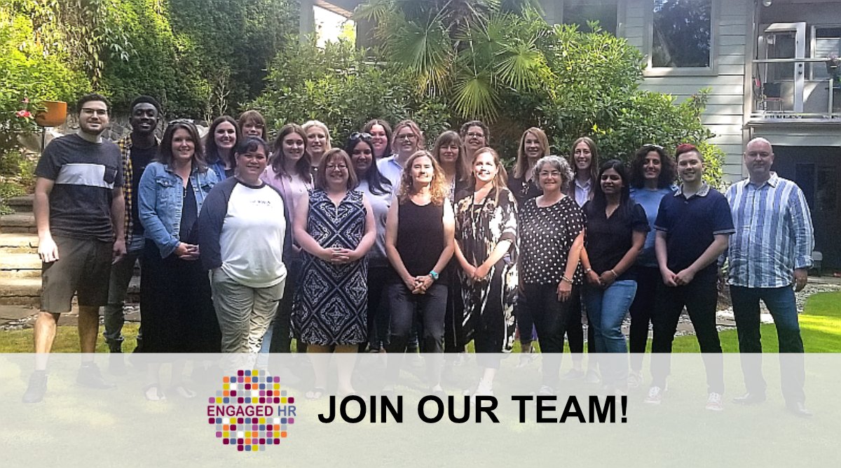 We're excited to announce that we are growing our team again! We're looking for passionate and supportive individuals who want to join our collaborative and driven team.

For more information, and to apply, please visit: engagedhr.com/careers/