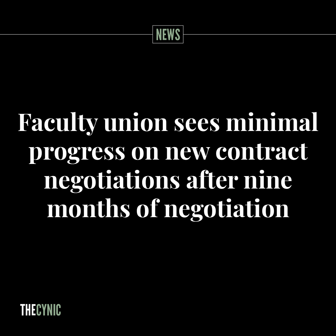 VermontCynic's tweet photo. Negotiations between UVM’s faculty union, United Academics, and the University administration over a new part-time faculty contract are at a standstill, said Union President Eleanor Miller.

https://t.co/7EsnUJMQZs https://t.co/vHCPiWdsjm