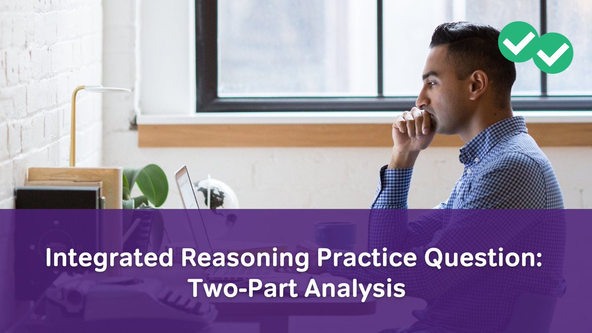 Two-Part Analysis is one of the types of questions that will appear on the #GMAT Integrated Reasoning. Get ready for that with today's practice questions!
bit.ly/3eNgThs