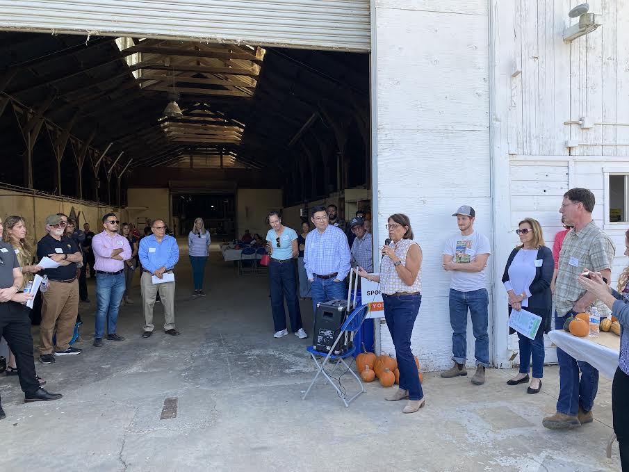 Mike_CA05's tweet photo. Congratulations to the Yolo Food Hub Network on their barn warming for their new Esparto facility. The Yolo Food Hub will serve as a network for farmers and community members to improve our local food system. This will be a great asset to our district. #FutureCA04 https://t.co/9RdOjZIifT