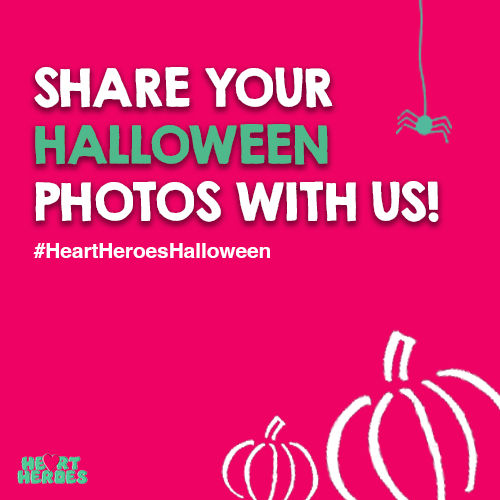 There’s only one week to go until Halloween, which means we are well and truly getting into the spooky spirit of the season!

Share your Halloween photos with us using #HeartHeroesHalloween and we’ll post some of our favourites over the next week.

heartheroes.co.uk