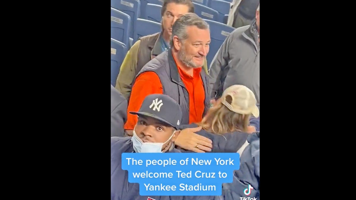 Deadspin on Twitter "Ted Cruz showed up at Yankee Stadium and the
