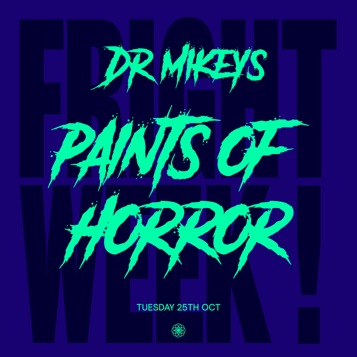 ThePossessedNFT's tweet photo. It's official! Fright Week is finally upon us in the Lab 🎃 

We've just been informed by the Lab Techs that between all events there will be 11 Test Subjects and 65 VM tokens up for grabs! 👀

Firstly, join us Tuesday Oct 25th for Paints of Horror 💀 hosted by @Wavy_Mikem https://t.co/P0A3WO8otc