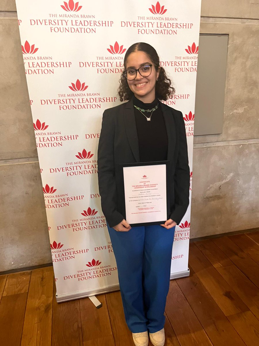 One Young World Bath (@oywbath) on Twitter photo A huge congratulations to Nadine Guerfi for winning The Miranda Brawn Diversity Leadership Foundation scholarship. Nadine is a great ambassador for making real change in society, especially championing ESG in everything she does. <a href="/MBDiversityLead/">THE MIRANDA BRAWN DIVERSITY LEADERSHIP FOUNDATION</a> <a href="/UniofBath/">University of Bath</a> A huge congratulations to Nadine Guerfi for winning The Miranda Brawn Diversity Leadership Foundation scholarship. Nadine is a great ambassador for making real change in society, especially championing ESG in everything she does. <a href="/MBDiversityLead/">THE MIRANDA BRAWN DIVERSITY LEADERSHIP FOUNDATION</a> <a href="/UniofBath/">University of Bath</a>