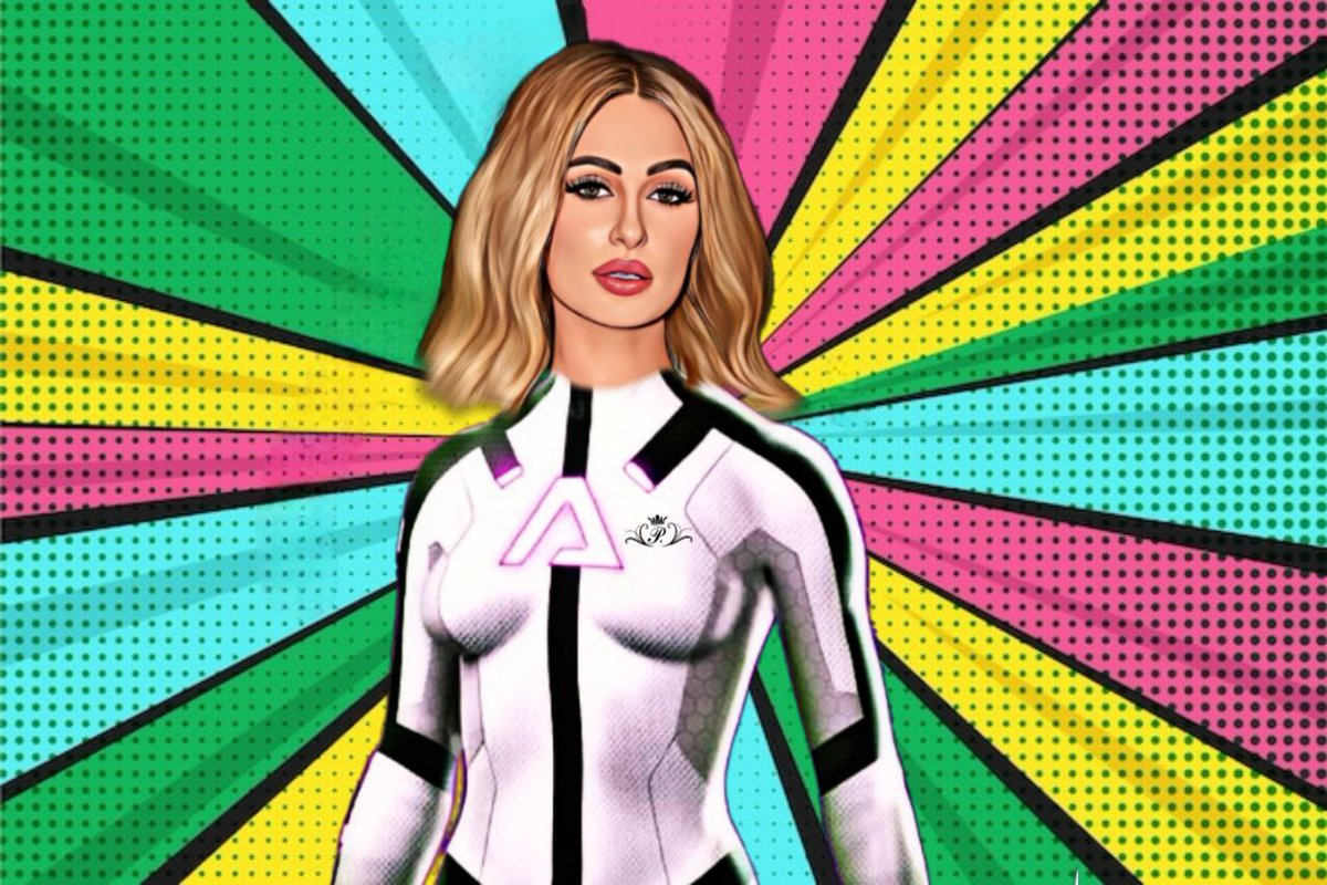 Hey @ParisHilton 🥰, as the undisputed #queenofthemetaverse 👑, u couldnt miss the suit! From the #GMMARMY here we leave it to u with all our love 💜 nd we hope that u will soon stop by our #community to leave a greeting nd of course join us! #web3 #avatar #metaverse 🥽🎉🌐💕