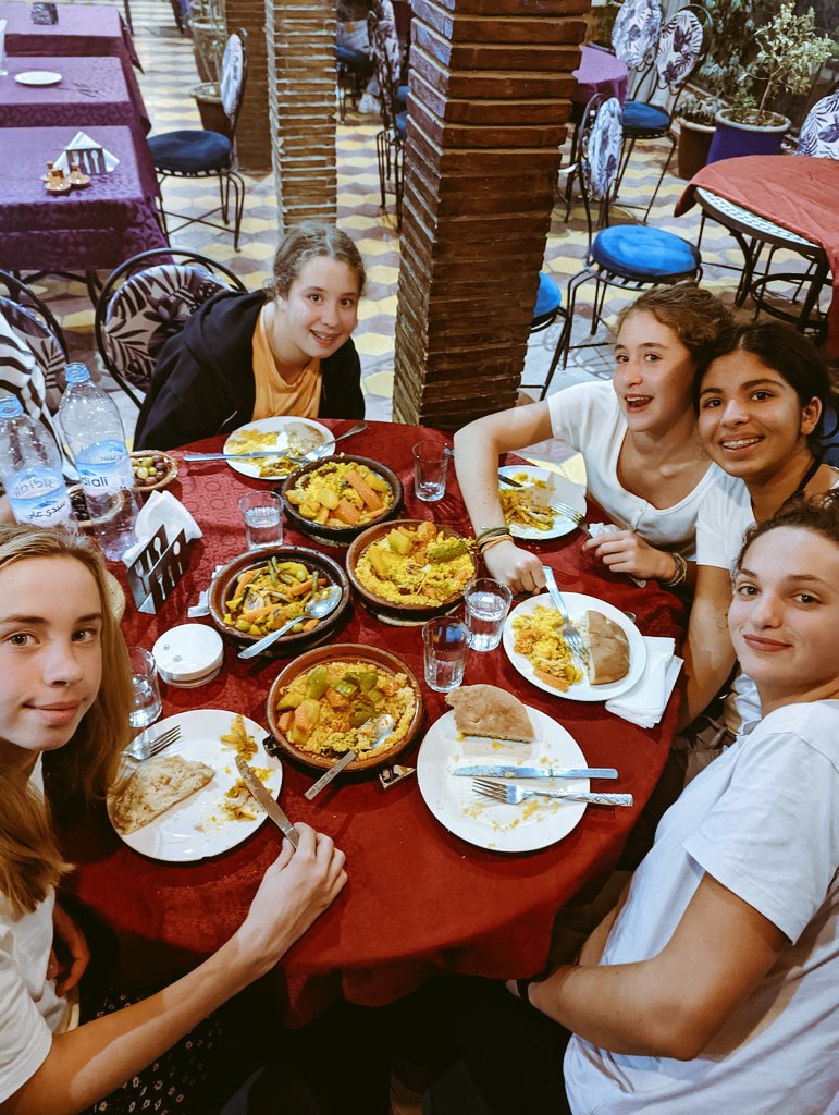 WChallenge_WHS's tweet photo. @WimbledonHigh team have had a brilliant first 24hrs in Morocco! A delicious first meal, a good night's sleep and now onwards to our home stay! https://t.co/ZJ9LQCxAV8