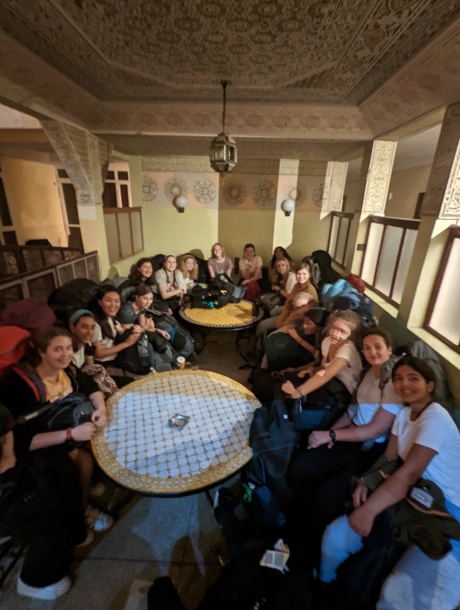 WChallenge_WHS's tweet photo. @WimbledonHigh team have had a brilliant first 24hrs in Morocco! A delicious first meal, a good night's sleep and now onwards to our home stay! https://t.co/ZJ9LQCxAV8