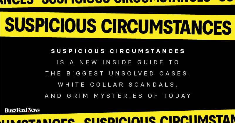 From absurd scandals to grim cases, Suspicious Circumstances covers it all. Sign up for our true crime newsletter before it launches tomorrow: buzzfeed.com/newsletters/su…