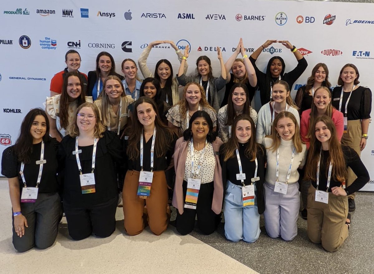 OSUSWE's tweet image. WE22 Societal Conference in Houston, TX! 💜💛⚙️