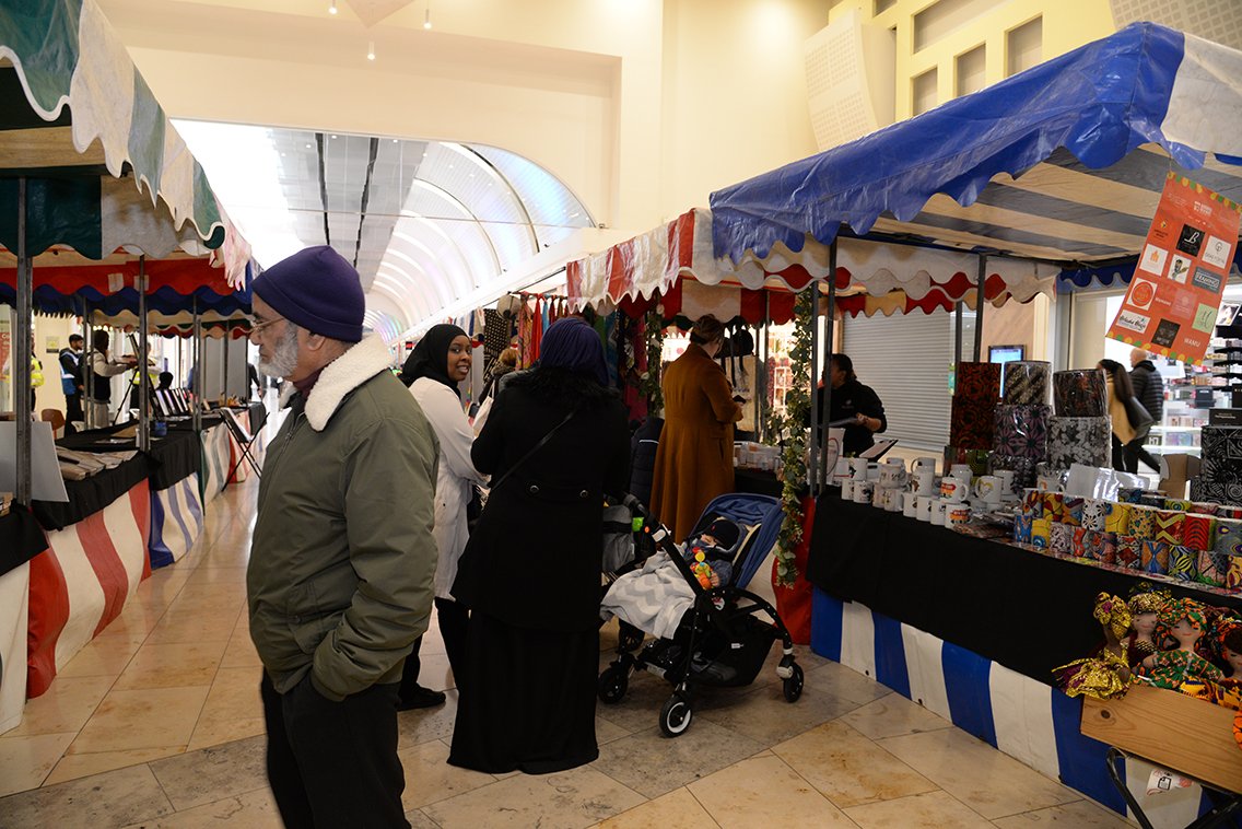 BusinessWandBC's tweet photo. A huge thanks to all of the vendors that took part in our #BHM pop-up market at @southsidesw18 and to all the residents who supported them 👏 #WandsworthBHM https://t.co/LMf58sI1RH