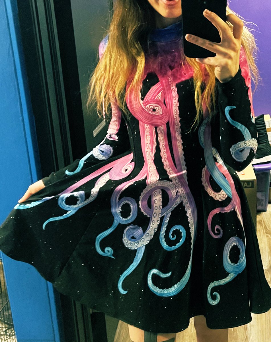 etsuu's tweet photo. Finally scored some DISO pieces from Blackmilk!
πͺπ¦ Space Tentacles LS, π°π°Bun Bun Skater & βοΈπ§ Steam Punk Short Overalls! The overalls definitely go with my #biomechanical #tattoo π¦Ύ
#blackmilkclothing #spacetentacles #bunbun #steampunk #diso #sharkie #bmclothing https://t.co/d7PiFR5dpA