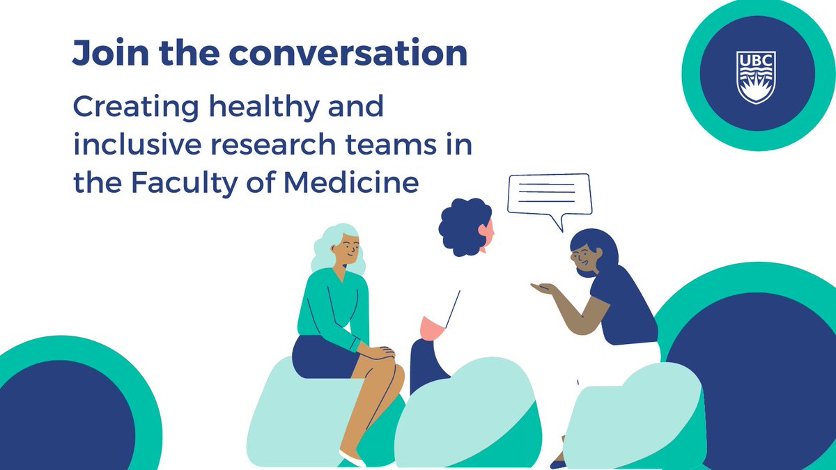 UBCMGPS's tweet photo. We are developing a program to promote healthy and inclusive research environments in the Faculty of Medicine. 

Faculty, staff and trainees can register for a focus group to help shape the program and create positive change https://t.co/J0kglsqZT7 https://t.co/11SoI7ZBfY