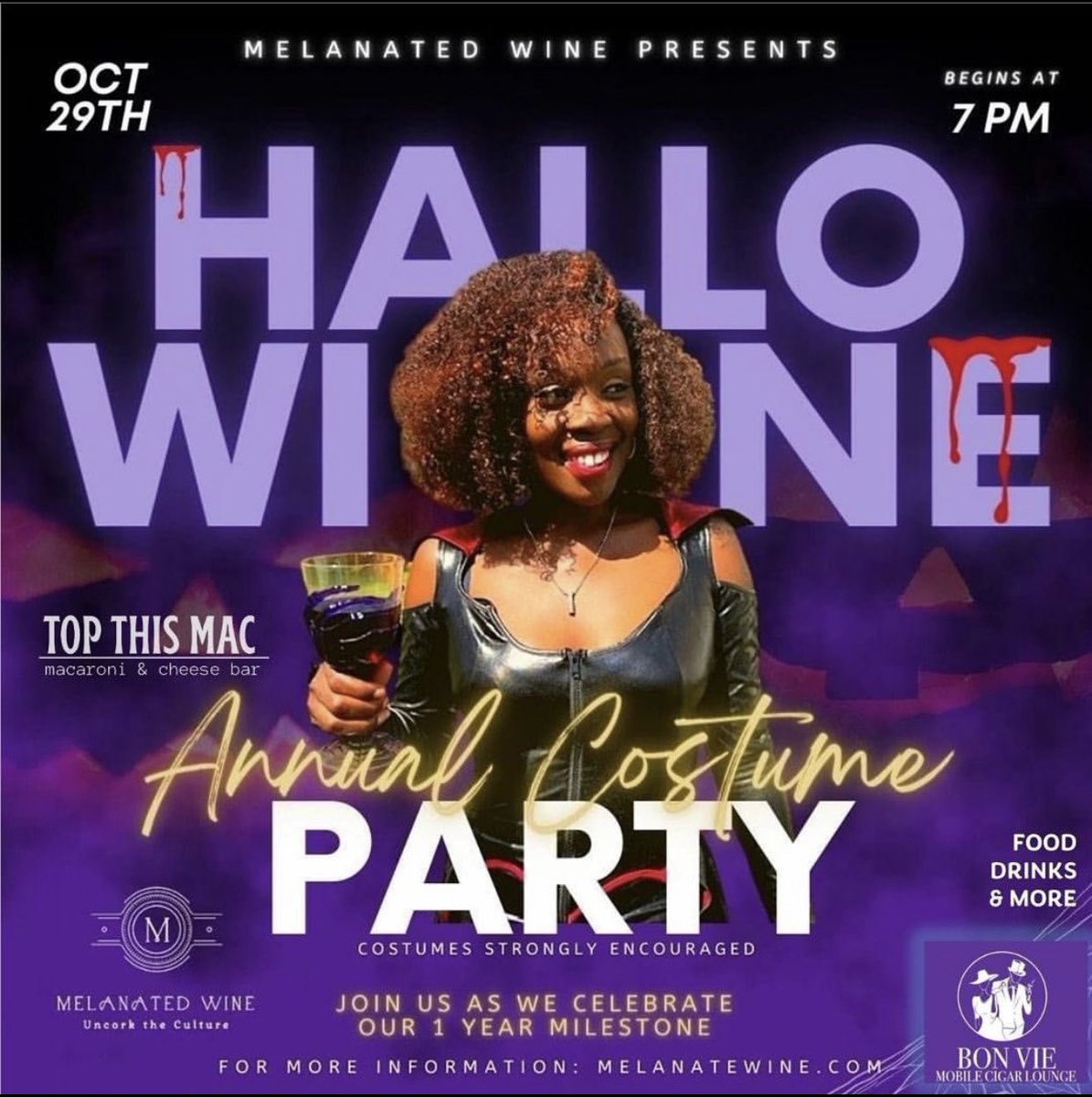 MelanatedWine's tweet photo. We are day’s away from a fun filled weekend @MelanatedWine #paintandsip 🎨 #HalloWine 1 yr Anniversary Party 🎃🍷👻 and our final #Brunch for #October catered by @bigcwaffles tickets and information available at https://t.co/zuzH22Unuc #uncorktheculture @DurhamChamber @DurhamNC https://t.co/3qHBBETyYo