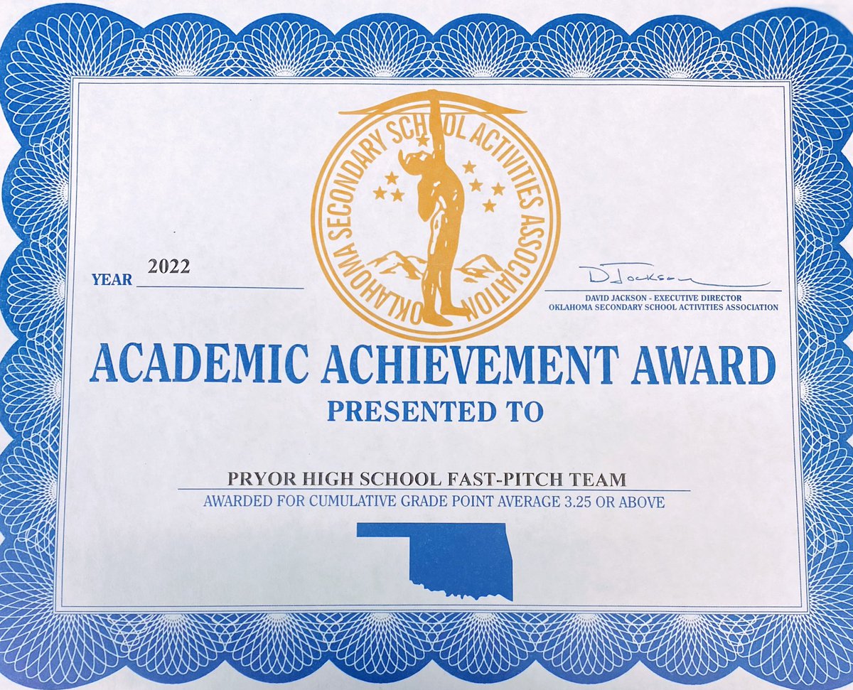 Pryor Softball tweet media