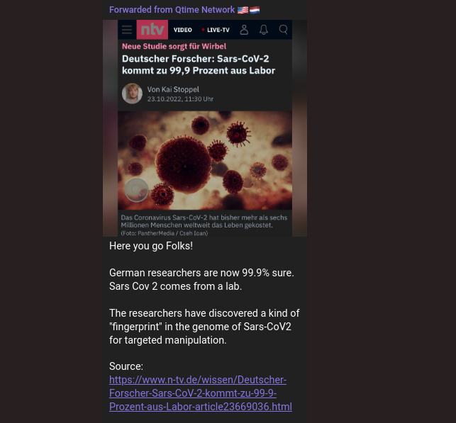 MayorMoonbeamz's tweet image. It came from a lab

It is a bio-weapon