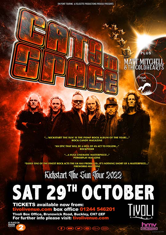 This coming weekend at The Tivoli

Friday 28th
 @Chez_Kaned + Black Diamonds
tivolivenue.com/events/chez-ka…

Saturday 29th  <a href="/CATSinSPACEband/">Cats In Space</a> + <a href="/mmitchellonline/">Matt Mitchell</a> &amp; The Coldhearts and <a href="/MidnightFoxesUK/">The Midnight Foxes</a>
tivolivenue.com/events/cats-in…