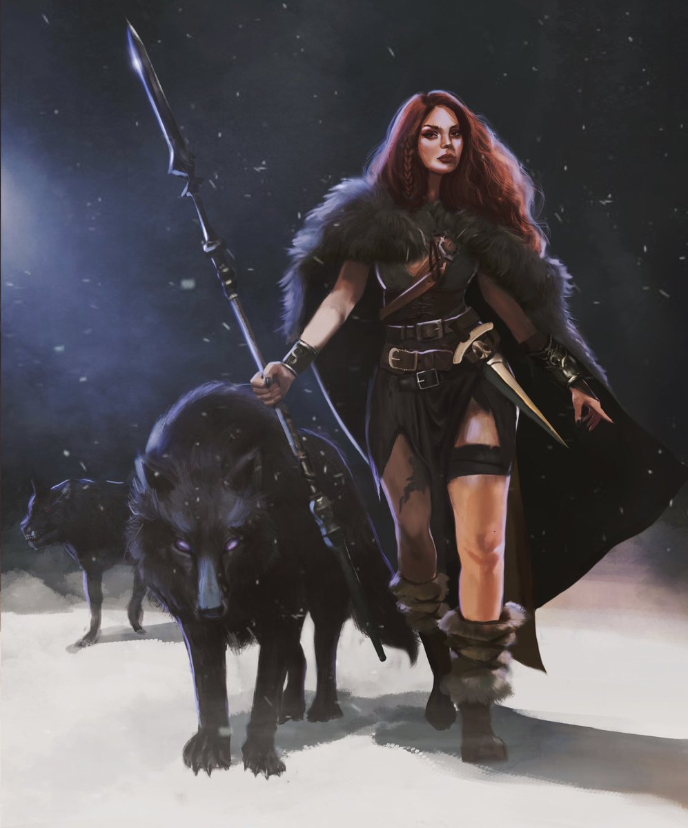 iremgkcm's tweet photo. Manet Wolf⚔️  

#hellblade #conceptart #artstationhq #artstation #fantasyart #instaart #artwork #art #middlesges #medieval #game #concept #vikings #redhair #fantasy #wolf #dark #forest #barbarian #god #war #procreate #digitalart #characterdesign #conceptdesign #portrait #NFTs https://t.co/gdxszRKXen