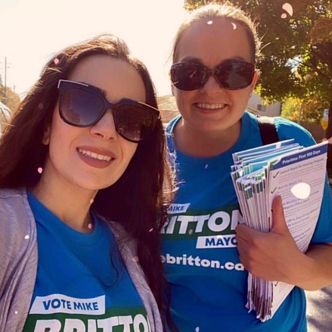 MikeBrittonStC's tweet photo. Thank you to #TeamBritton - out across #StCath reminding people to VOTE today! https://t.co/tBMtqIIlBD