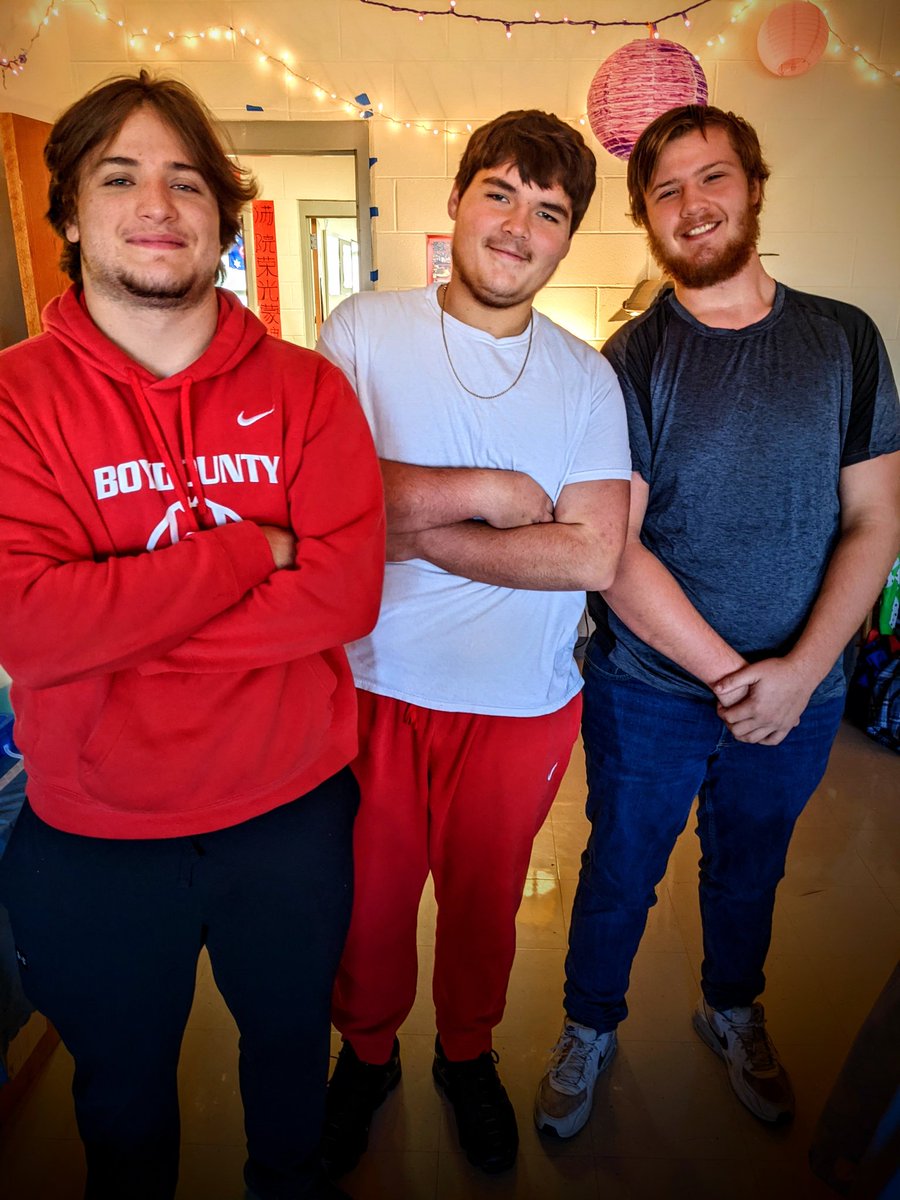 JAGkyBCHS's tweet photo. Not only are Hunter, Jacob, and Skyeler outstanding JAG members, but they are also District Champs as members of @BCLionsFootball !!

Way to go, fellas! We are proud of you and your teammates for your dedication to success!🦁💪♥️ https://t.co/Bz4yDsLkJi