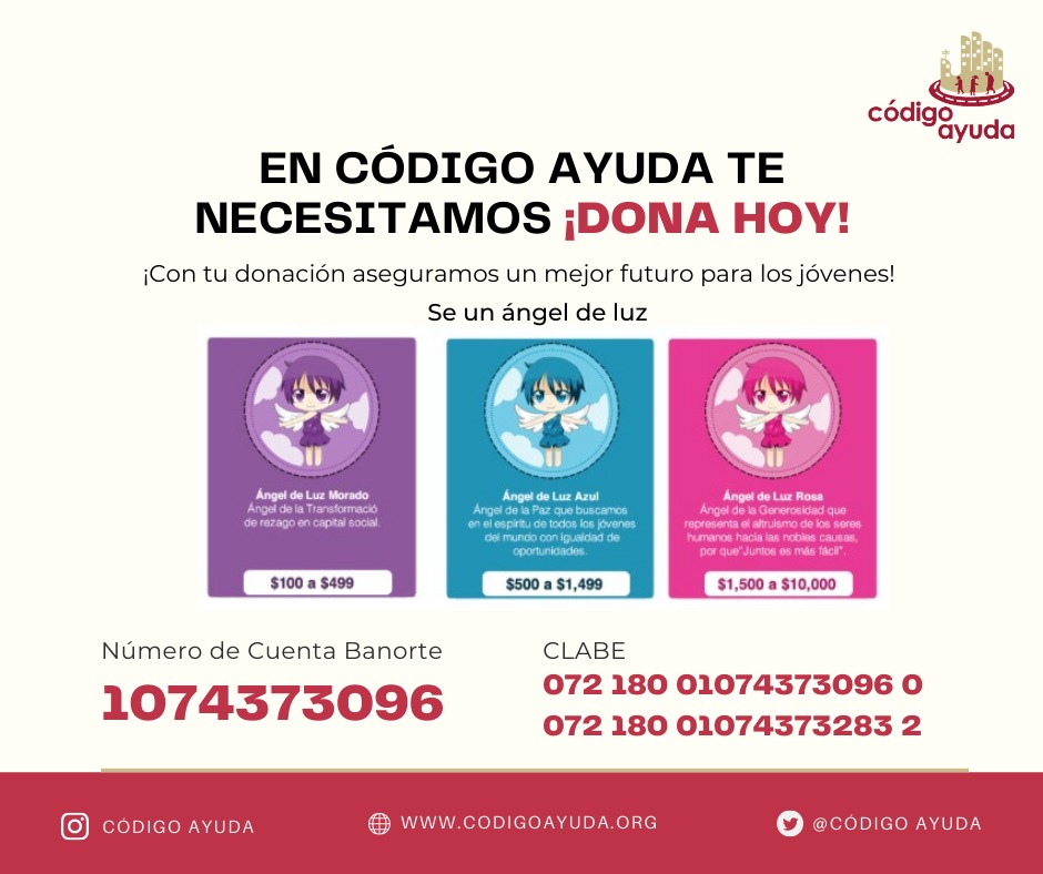 Te invitamos a ayudarnos con tu donativo y así convertirte en uno de nuestros ángeles de luz.  💪
<a href="/GabyGoldsmith/">Gabriela Goldsmith</a>