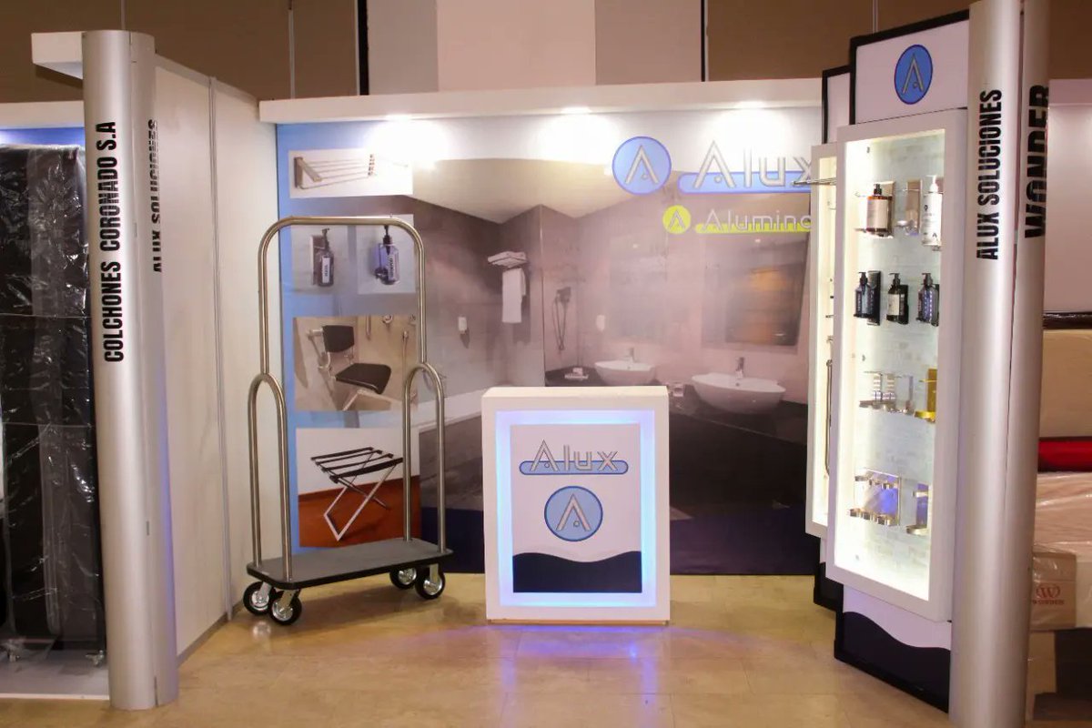 Sinergialog's tweet photo. Diseñamos espacios especiales a tu medida que permiten brindar la mejor experiencia a tus visitantes. 

➡️ Conoce el stand de #Alux.soluciones en #CongresoCotelco2022 https://t.co/1et1qjg8zm